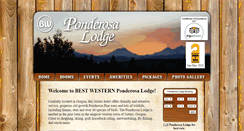 Desktop Screenshot of ponderosalodgeinsisters.com